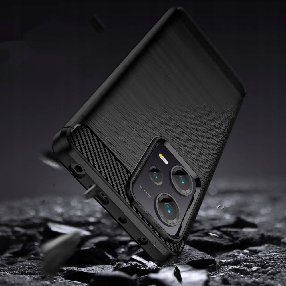 Puzdro pre Xiaomi Poco X5 / Note 12 5G, Techsuit, Karbón, Čierne
