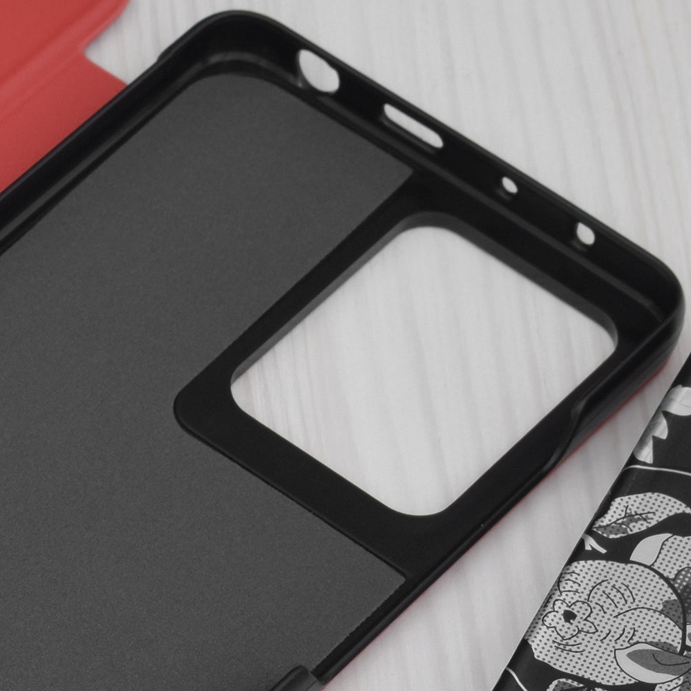 Puzdro pre Xiaomi Poco X5 Pro / Redmi Note 12 Pro 5G, Techsuit, eFold, Červené
