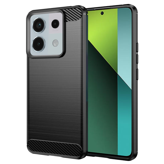 Puzdro pre Xiaomi Poco X6 / Note 13 Pro 5G, Techsuit, Karbón, Čierna
