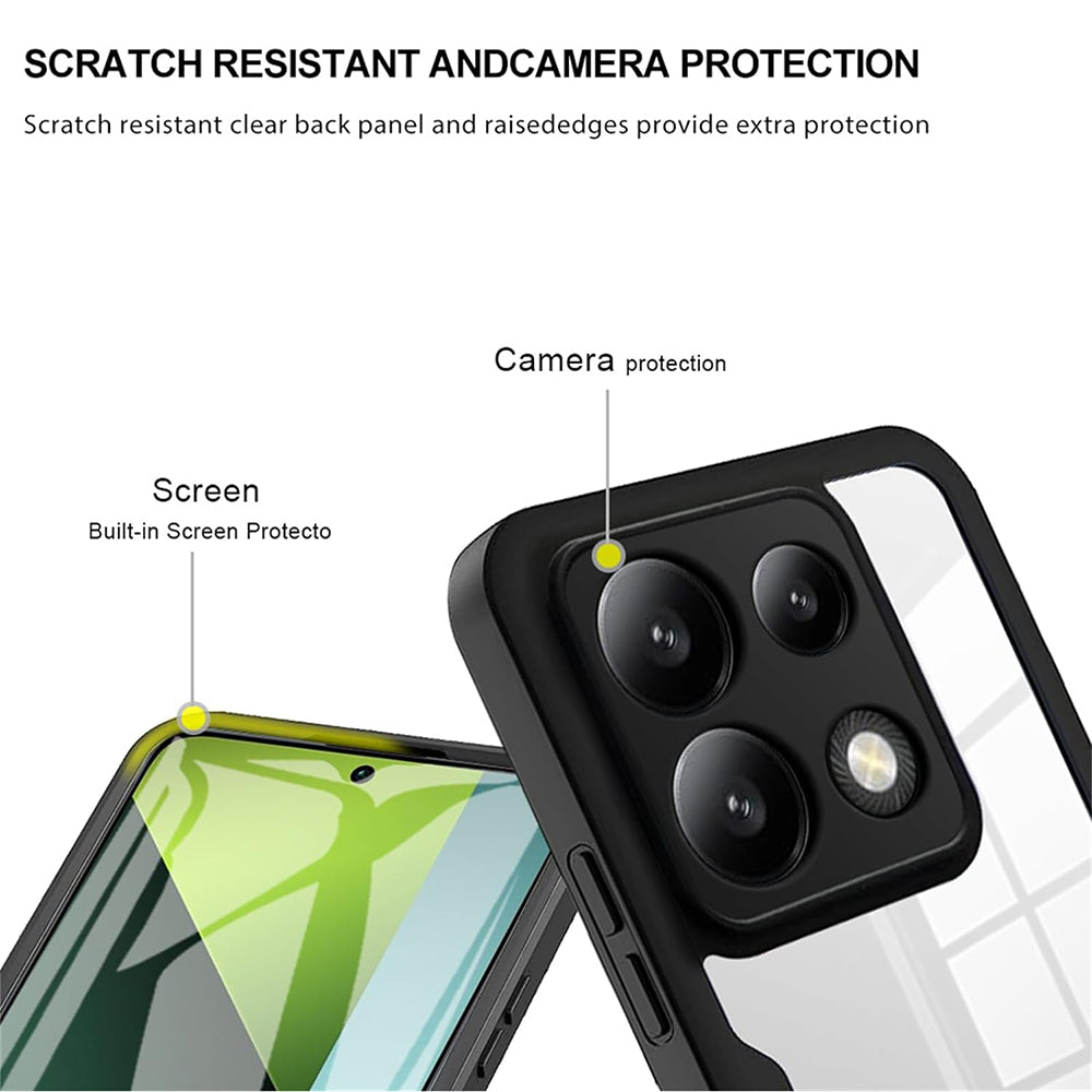 Puzdro pre Xiaomi Poco X6 / Note 13 Pro 5G, Techsuit, ColorVerse 360, Čierna