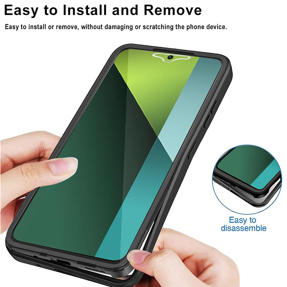 Puzdro pre Xiaomi Poco X6 / Note 13 Pro 5G, Techsuit, ColorVerse 360, Čierna