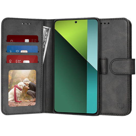 Obal na Xiaomi Poco X6 / Note 13 Pro 5G, Techsuit, Diary Book, čierny
