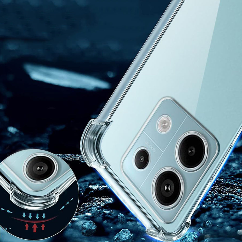 Obal na Xiaomi Poco X6 / Note 13 Pro 5G, Techsuit, nárazuvzdorný priehľadný, transparentný