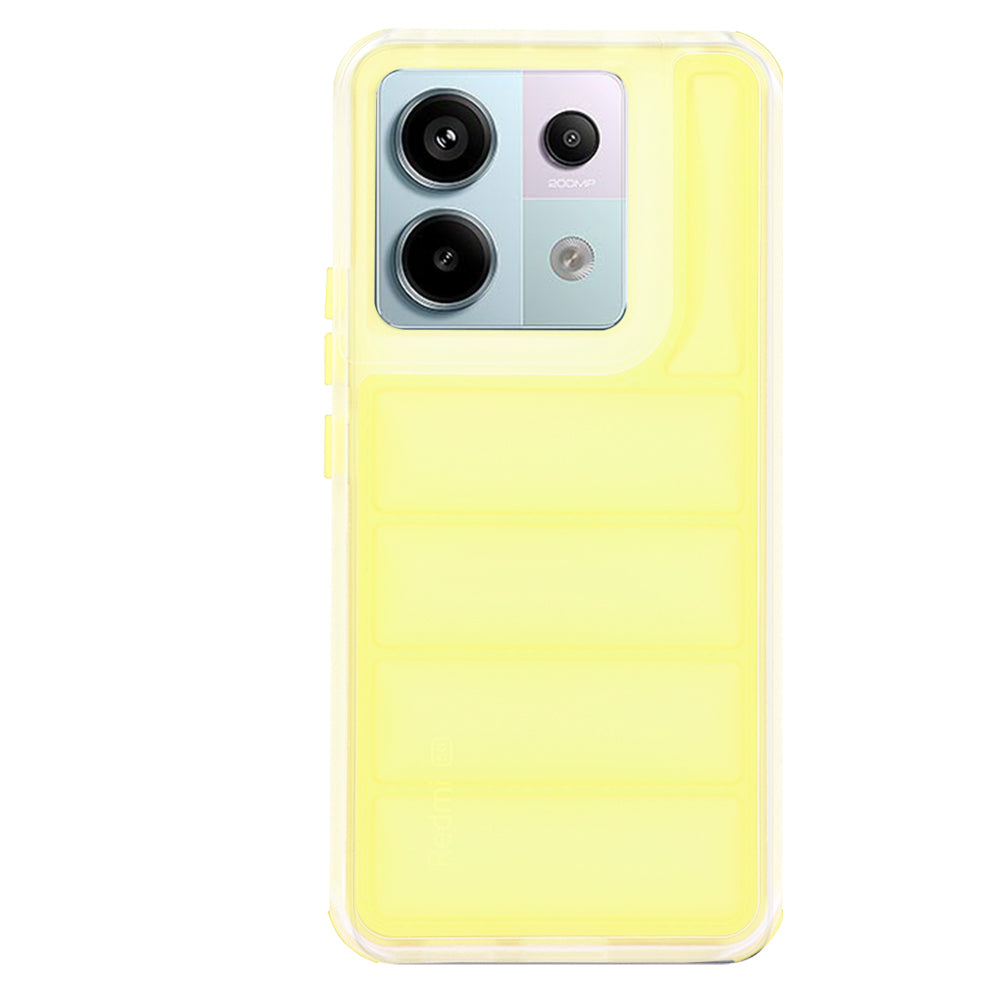 Puzdro pre Xiaomi Poco X6 / Note 13 Pro 5G, Techsuit, Wave Shield, Žltá