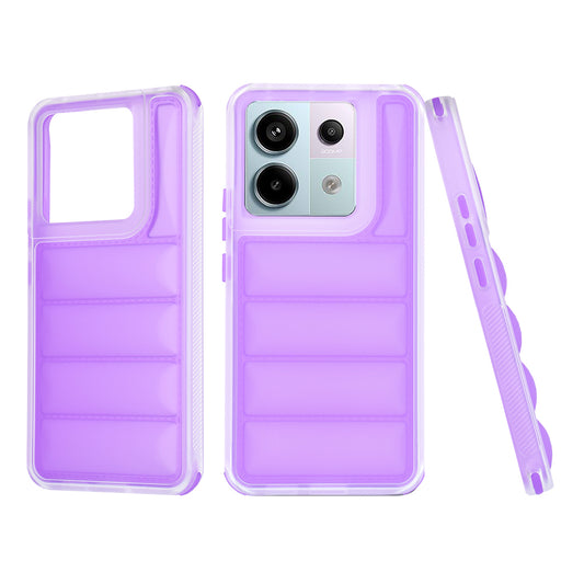 Puzdro pre Xiaomi Poco X6 / Note 13 Pro 5G, Techsuit, Wave Shield, Fialová