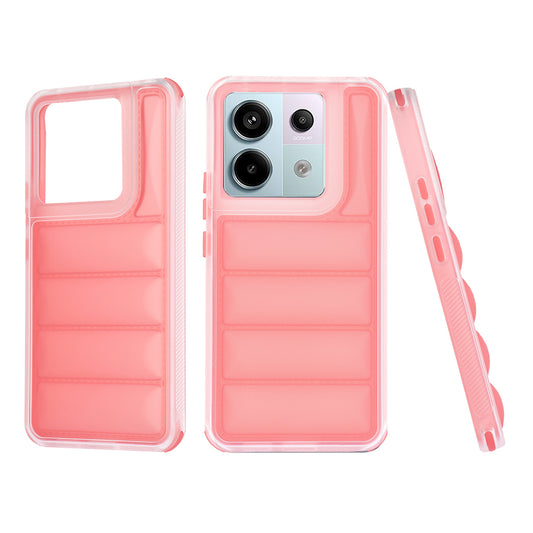 Puzdro pre Xiaomi Poco X6 / Note 13 Pro 5G, Techsuit, Wave Shield, Červené