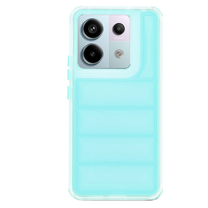 Puzdro pre Xiaomi Poco X6 / Note 13 Pro 5G, Techsuit, Wave Shield, Tyrkysové