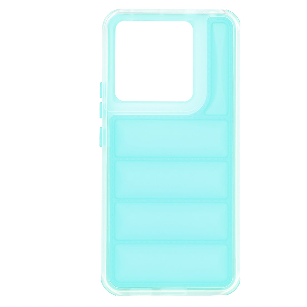 Puzdro pre Xiaomi Poco X6 / Note 13 Pro 5G, Techsuit, Wave Shield, Tyrkysové