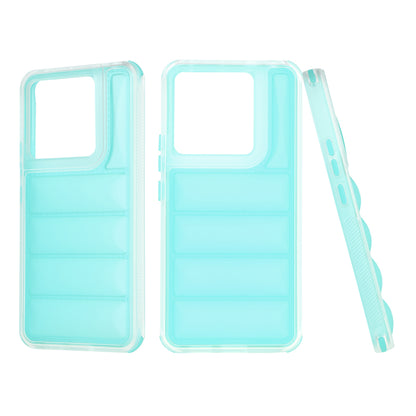 Puzdro pre Xiaomi Poco X6 / Note 13 Pro 5G, Techsuit, Wave Shield, Tyrkysové