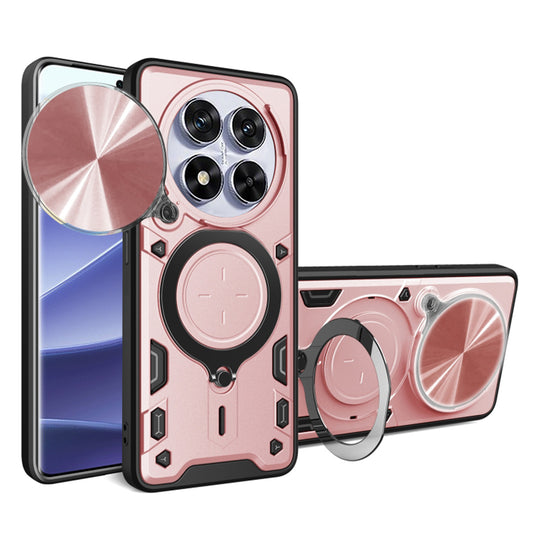 Puzdro pre Xiaomi Poco X7 / Note 14 Pro 5G, Techsuit, CamGuard Pro, Ružovo-zlaté