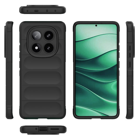 Puzdro pre Xiaomi Poco X7 / Note 14 Pro 5G, Techsuit, Magic Shield, Čierna