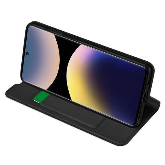 Puzdro pre Xiaomi Poco X7 / Note 14 Pro 5G, Techsuit, Magskin Book, Čierne