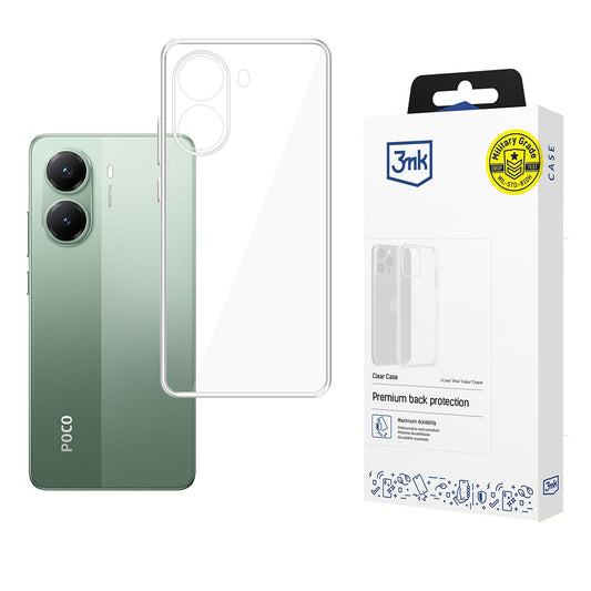 Puzdro pre Xiaomi Poco X7 Pro, 3MK, Clear, Priehľadné