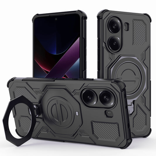 Case for Xiaomi Poco X7 Pro, Techsuit, Carbon Shield Pro, Black