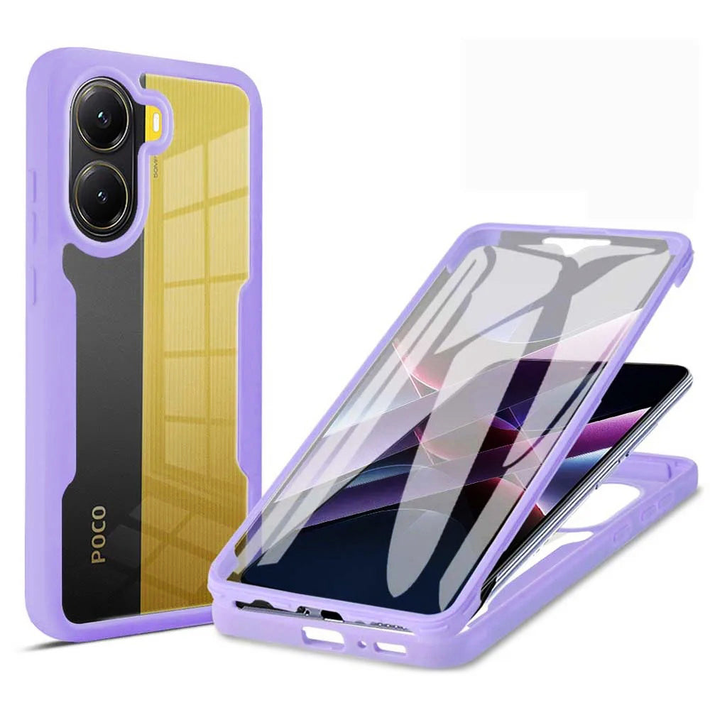 Obal na Xiaomi Poco X7 Pro, Techsuit, ColorVerse 360, fialový