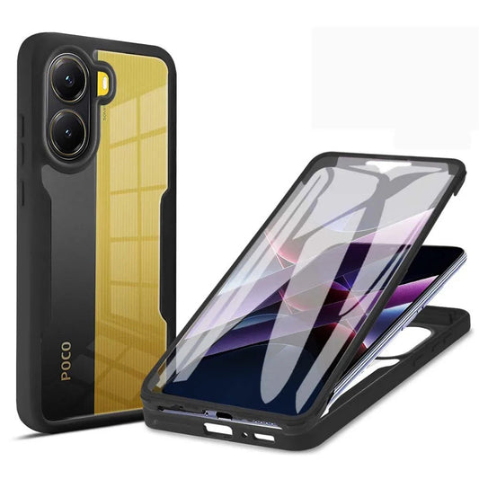 Case for Xiaomi Poco X7 Pro, Techsuit, ColorVerse 360, Black