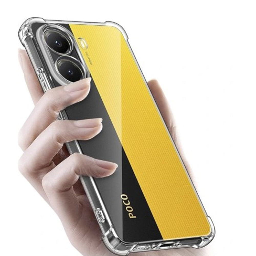 Obal na Xiaomi Poco X7 Pro, Techsuit, nárazuvzdorný priehľadný, transparentný