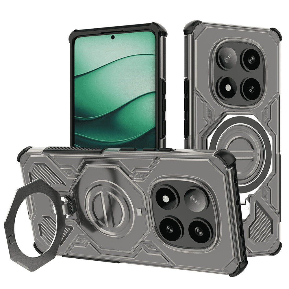 Puzdro pre Xiaomi Poco X7 / Redmi Note 14 Pro 5G, Techsuit, Carbon Shield Pro, Dymové