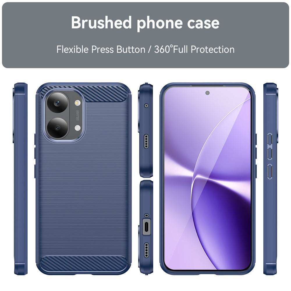 Puzdro pre Xiaomi Poco X8 Pro Max, Techsuit, Karbón, Modrá