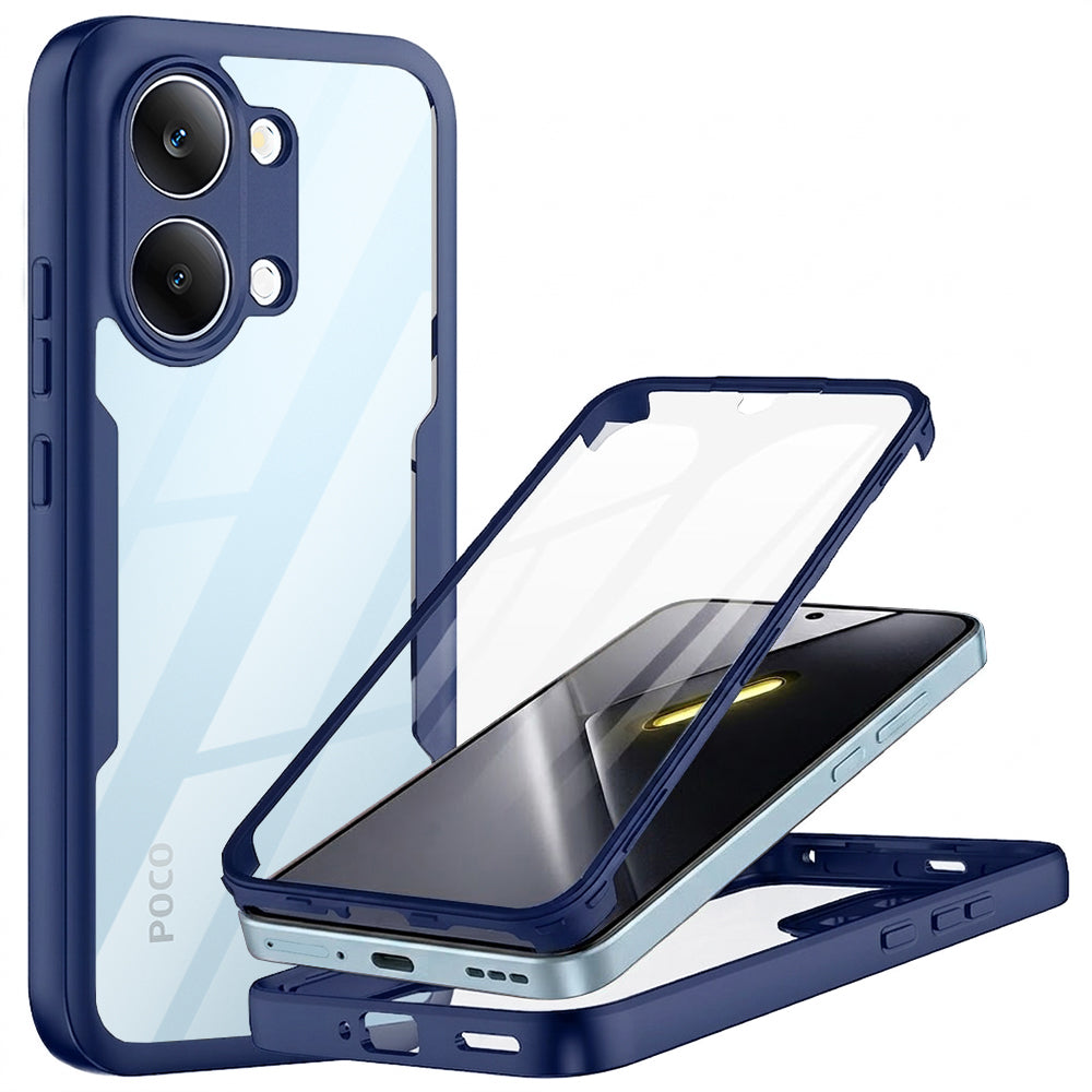 Obal na Xiaomi Poco X8 Pro Max, Techsuit, ColorVerse 360, Modrý