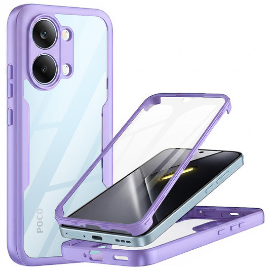 Puzdro pre Xiaomi Poco X8 Pro Max, Techsuit, ColorVerse 360, Fialová