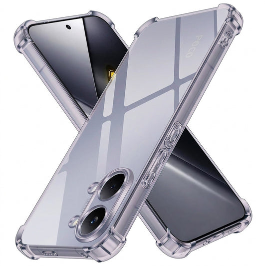 Obal na Xiaomi Poco X8 Pro Max, Techsuit, priehľadný odolný proti otrasom, dymový