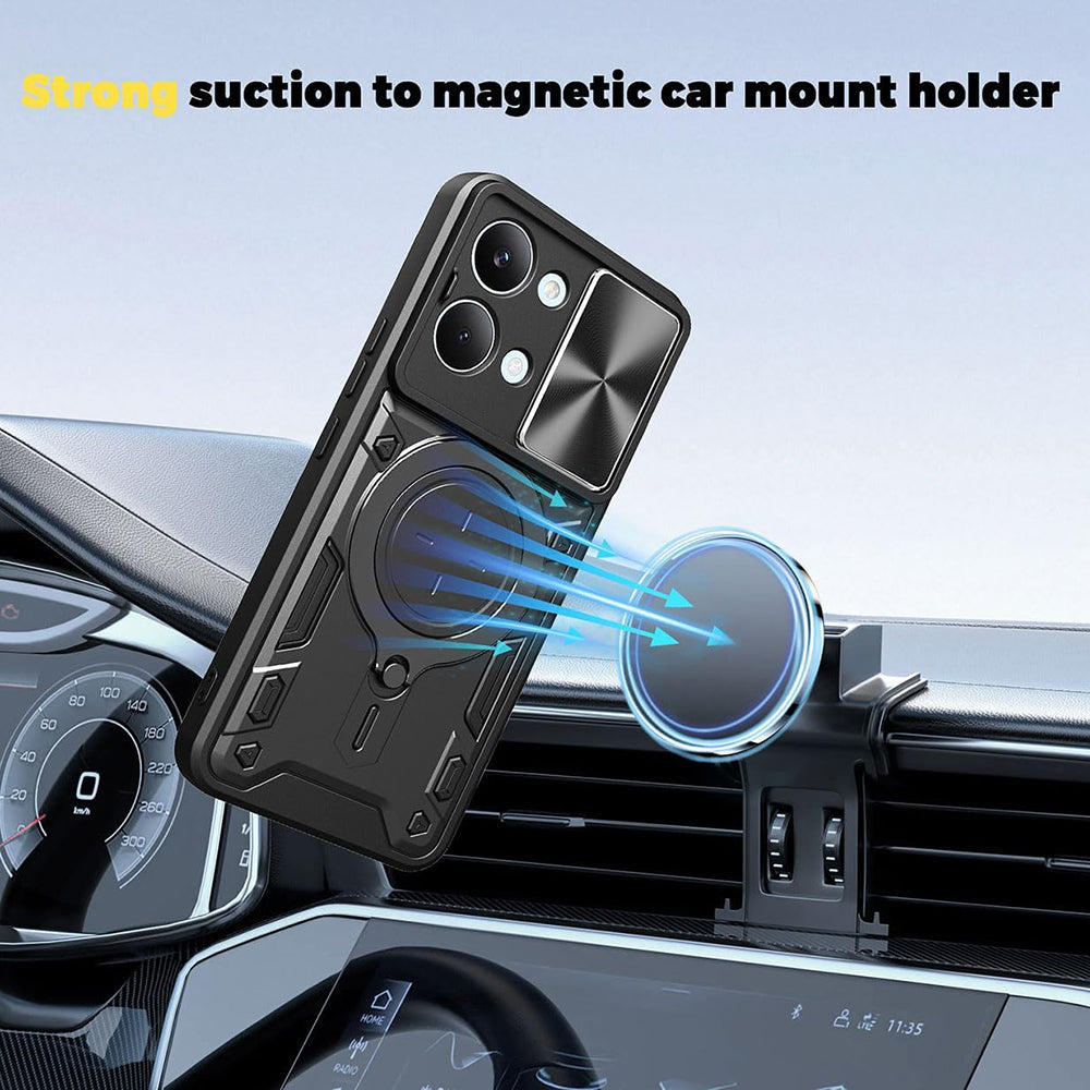 Puzdro pre Xiaomi Poco X8 Pro, Techsuit, CamGuard Pro, Čierne