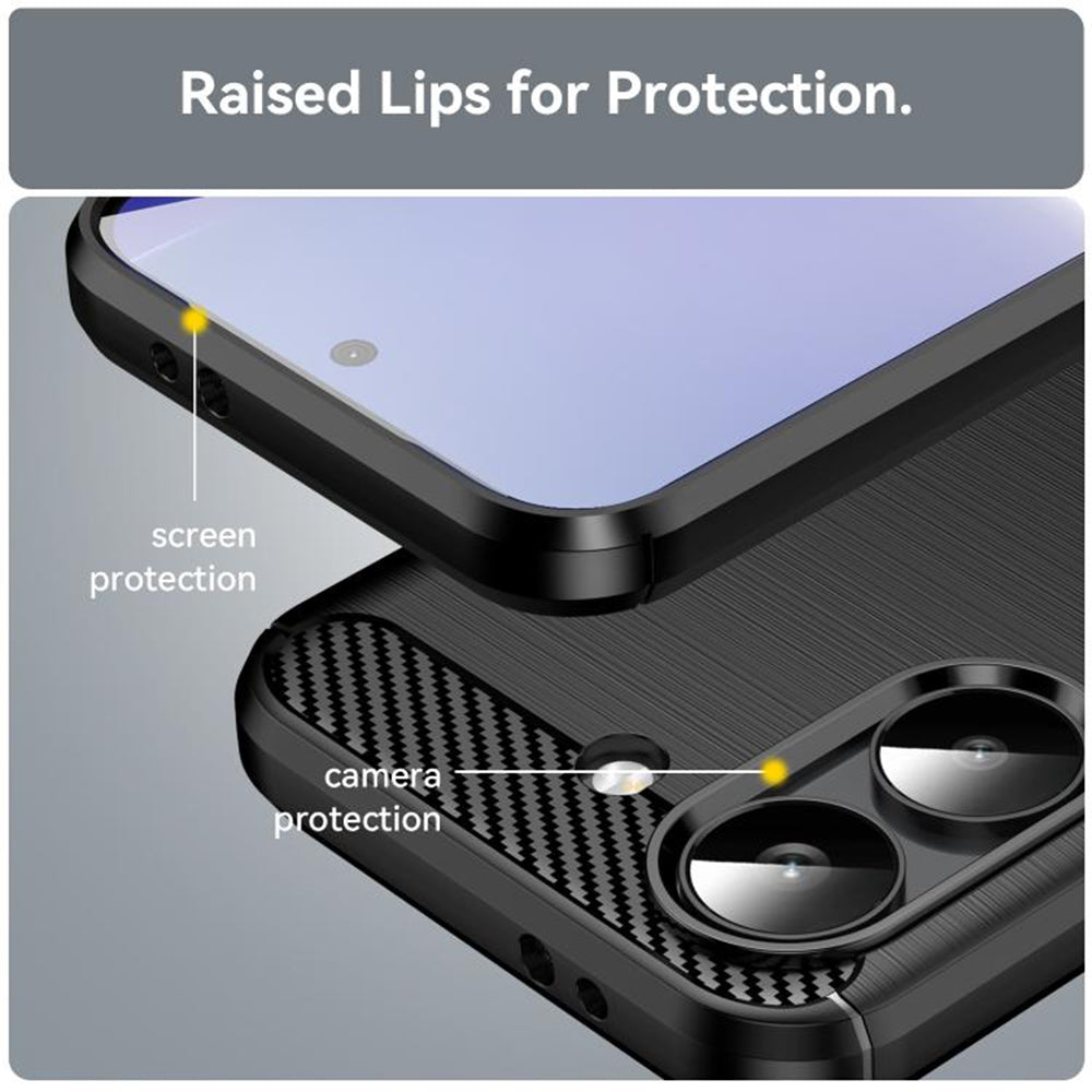 Obal na Xiaomi Poco X8 Pro, Techsuit, Karbón, Modrý