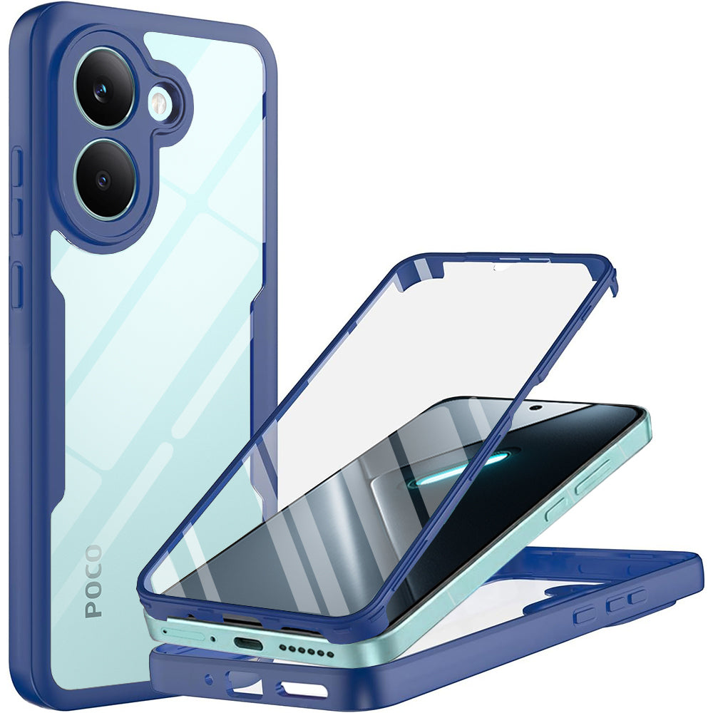 Obal na Xiaomi Poco X8 Pro, Techsuit, ColorVerse 360, modrý