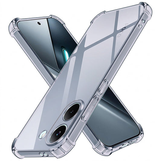 Obal na Xiaomi Poco X8 Pro, Techsuit, priehľadný odolný proti otrasom, dymový