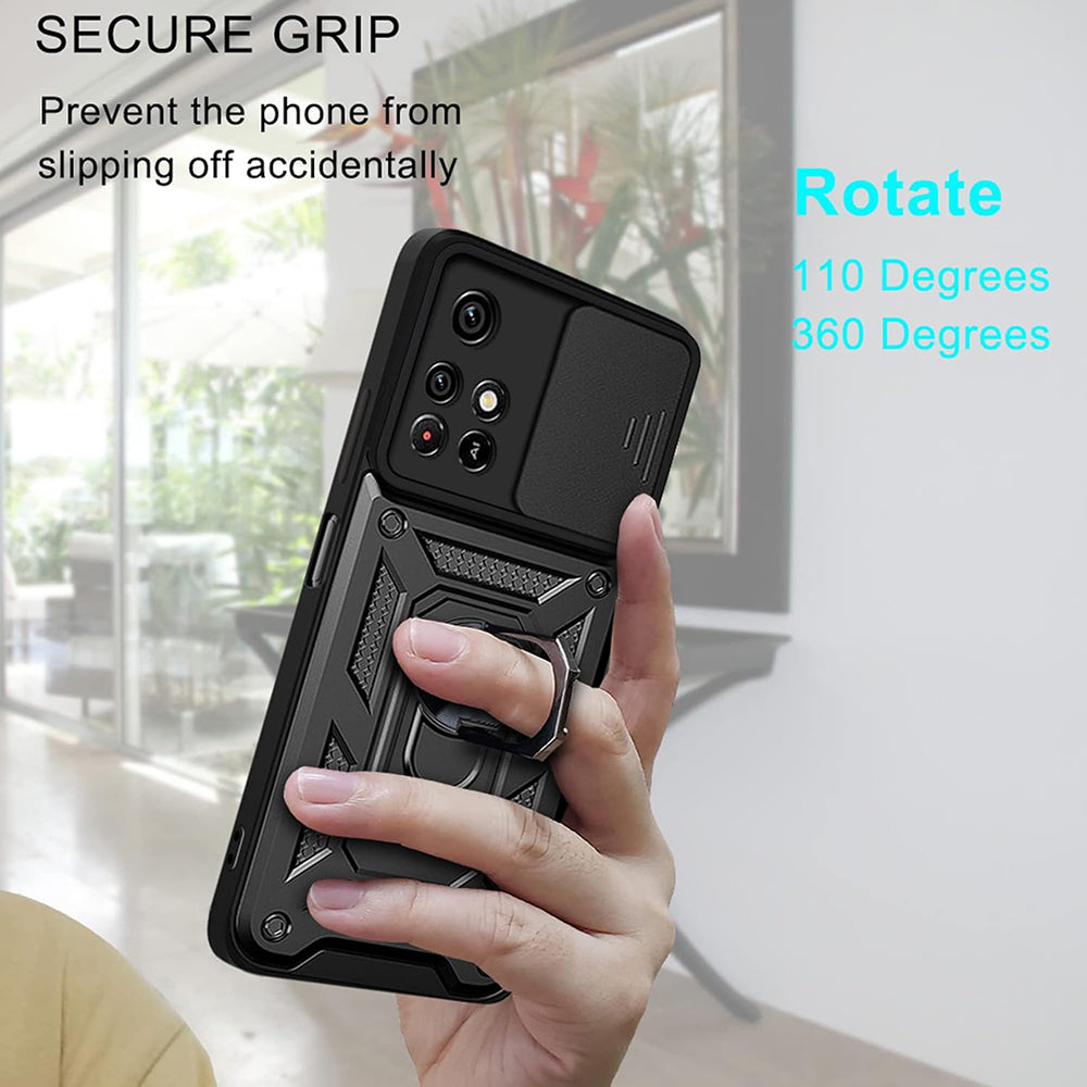 Puzdro pre Xiaomi Redmi 10 2022 / 10 (2021), Techsuit, CamShield, Čierna
