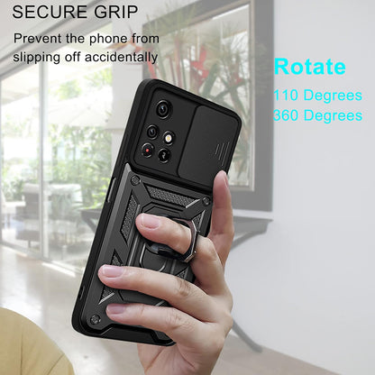 Puzdro pre Xiaomi Redmi 10 2022 / 10 (2021), Techsuit, CamShield, Čierna