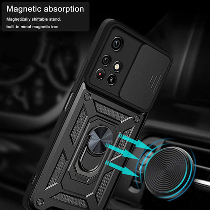 Puzdro pre Xiaomi Redmi 10 2022 / 10 (2021), Techsuit, CamShield, Čierna