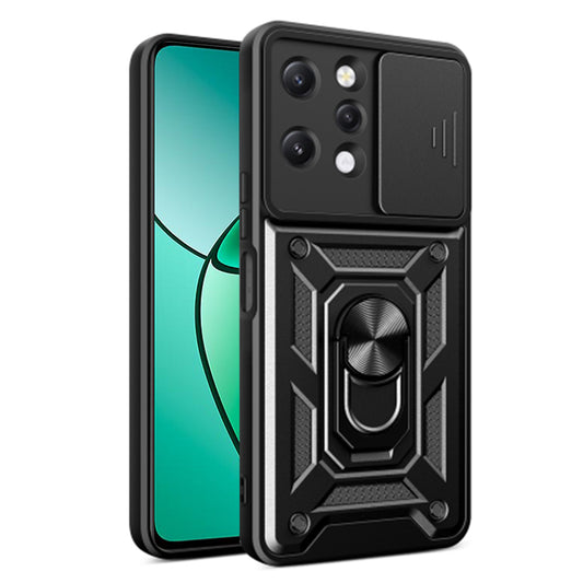 Puzdro pre Xiaomi Redmi 12 5G / 12, Techsuit, CamShield, Čierne