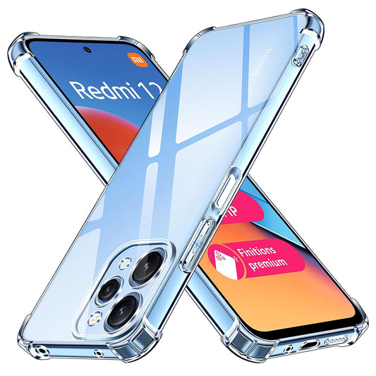 Obal na Xiaomi Redmi 12 5G / 12, Techsuit, nárazuvzdorný priehľadný, transparentný