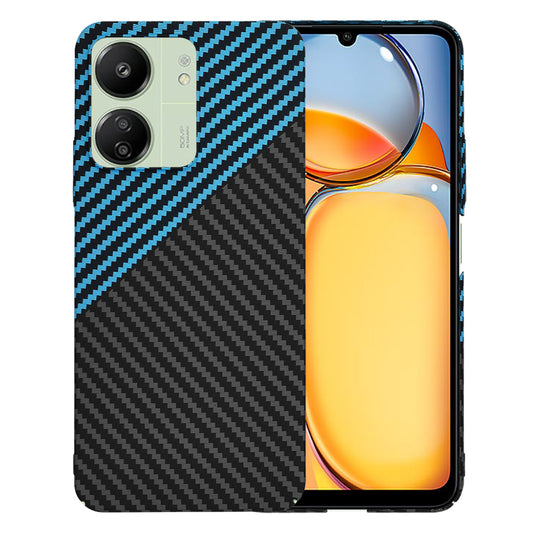 Puzdro pre Xiaomi Redmi 13C 5G / 13C / Poco C65, Techsuit, Carbonite FiberShell, Čierna Bleu