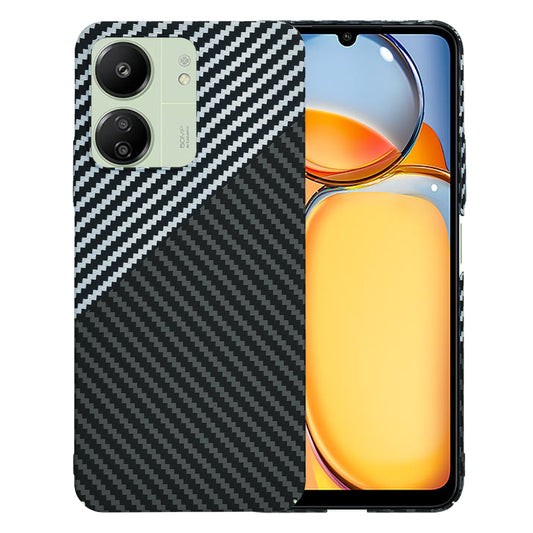 Puzdro pre Xiaomi Redmi 13C 5G / 13C / Poco C65, Techsuit, Carbonite FiberShell, Čierno sivé
