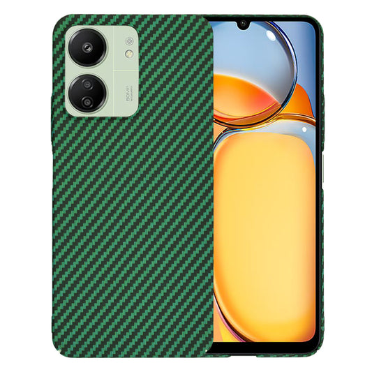 Puzdro pre Xiaomi Redmi 13C 5G / 13C / Poco C65, Techsuit, Carbonite FiberShell, Zelené