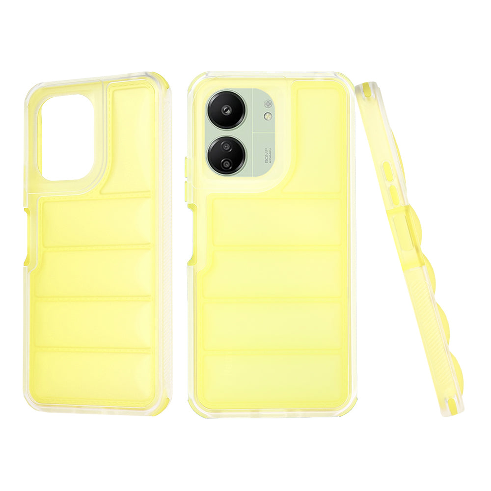 Puzdro pre Xiaomi Redmi 13C 5G / 13C / Poco C65, Techsuit, Wave Shield, Žltá