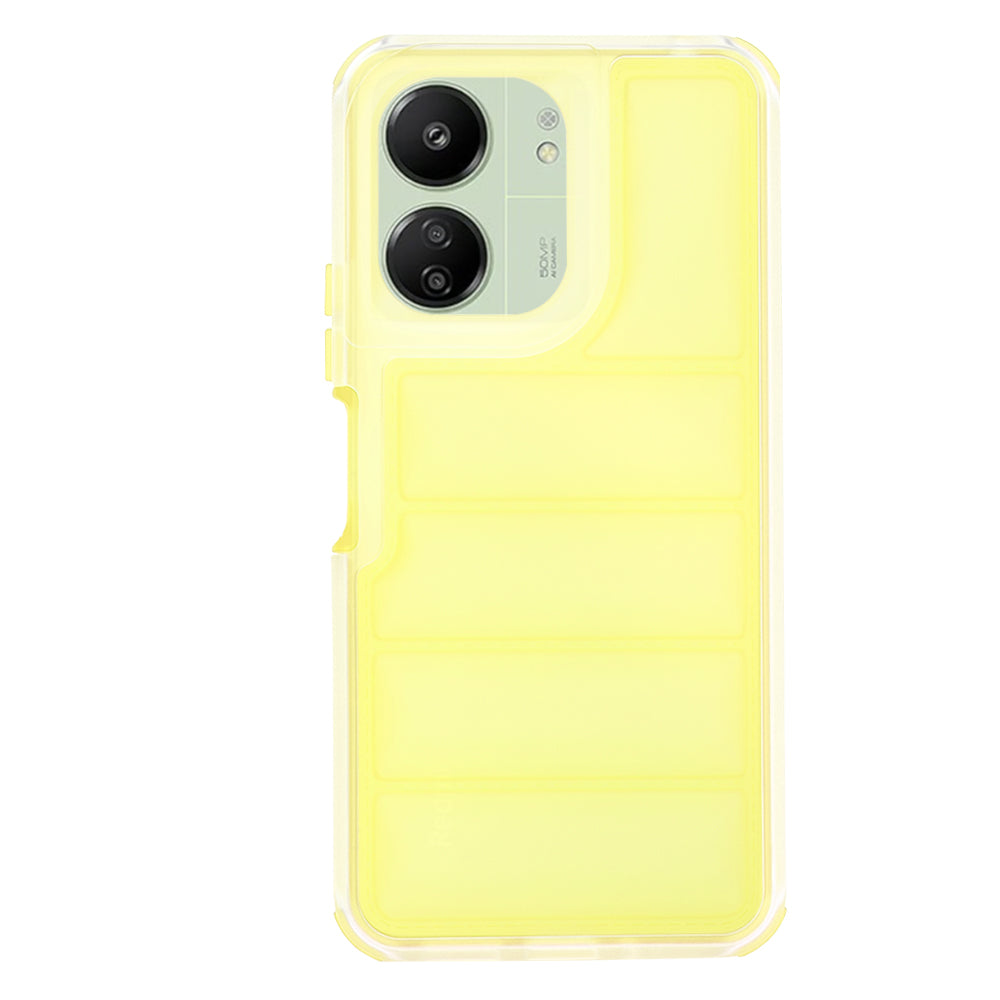 Puzdro pre Xiaomi Redmi 13C 5G / 13C / Poco C65, Techsuit, Wave Shield, Žltá