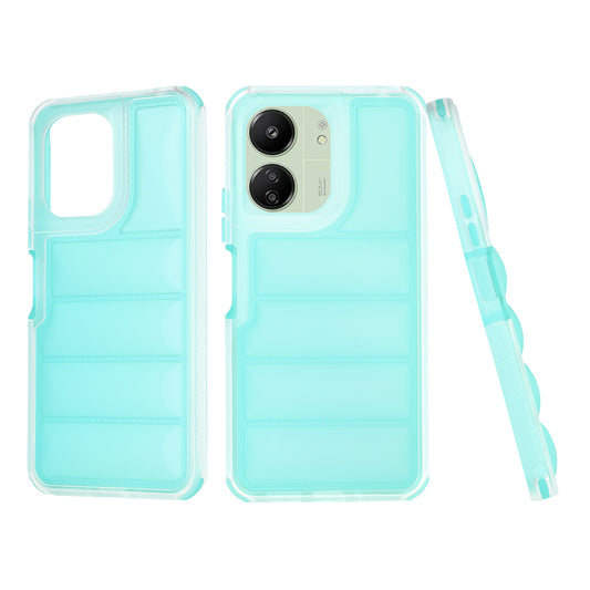 Puzdro pre Xiaomi Redmi 13C 5G / 13C / Poco C65, Techsuit, Wave Shield, Tyrkysové