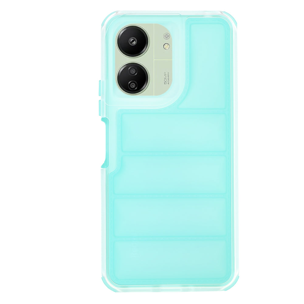 Case for Xiaomi Redmi 13C 5G / 13C / Poco C65, Techsuit, Wave Shield, Turquoise
