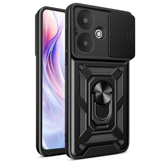 Puzdro pre Xiaomi Redmi 13C 5G, Techsuit, CamShield, Čierne