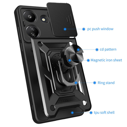 Puzdro pre Xiaomi Redmi 13C 5G, Techsuit, CamShield, Ružové