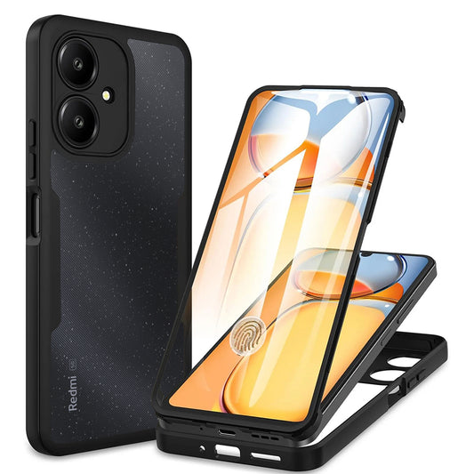 Puzdro pre Xiaomi Redmi 13C 5G, Techsuit, ColorVerse 360, Čierne