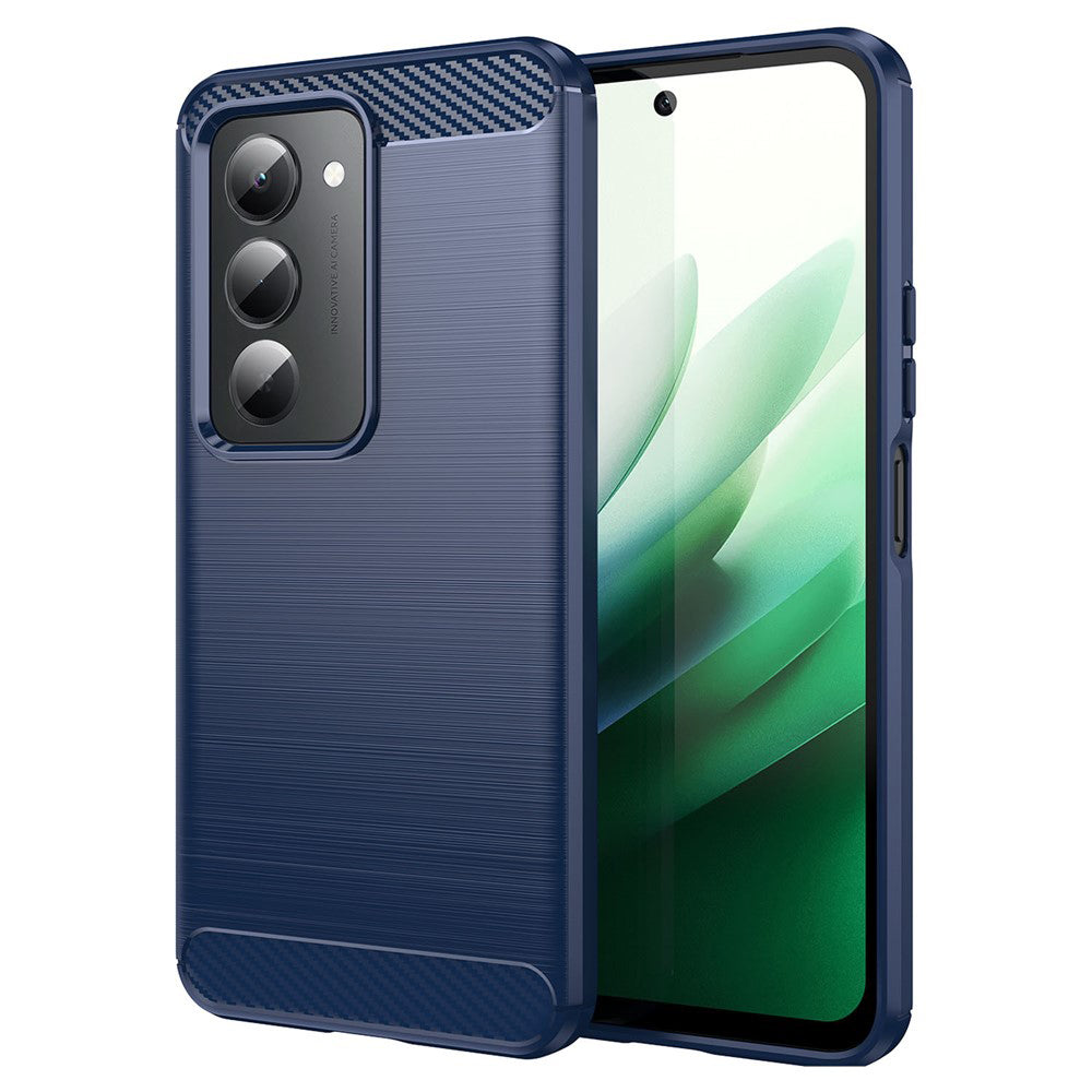Puzdro pre Xiaomi Redmi 15 5G / 15 4G, Techsuit, Carbon, Modrá