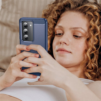 Puzdro pre Xiaomi Redmi 15 5G / 15 4G, Techsuit, Carbon, Modrá