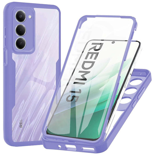 Puzdro pre Xiaomi Redmi 15 5G / 15 4G, Techsuit, ColorVerse 360, Fialová