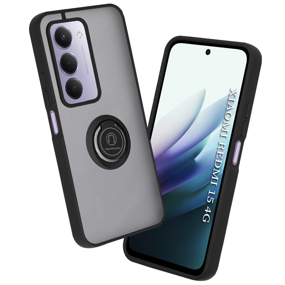 Puzdro pre Xiaomi Redmi 15 5G / 15 4G, Techsuit, Glinth, Čierne