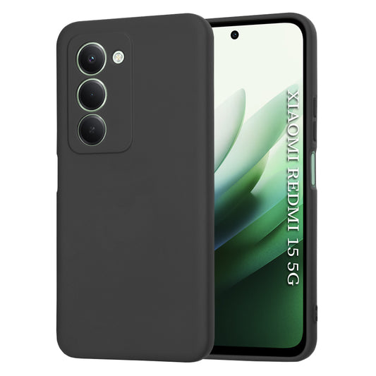 Puzdro pre Xiaomi Redmi 15 5G / 15 4G, Techsuit, SoftFlex, Čierne
